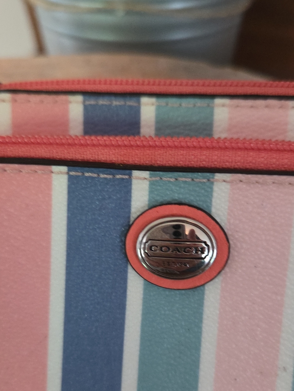 Coach PEYTON Multi Stripe Wallet - Picture 2 of 7